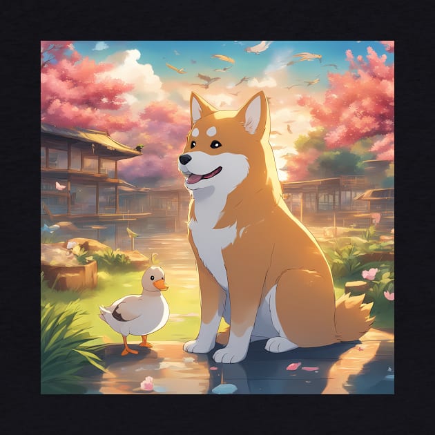 Playful Nature of Shiba dogs by animegirlnft